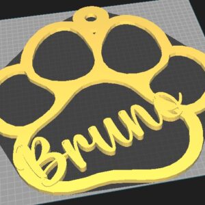 Huella Perro Bruno (pedido personalizado)