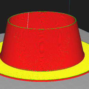 Impresion Pla+ Negro "CONO TAPA CHA42F"